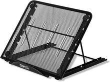 Carica l'immagine nel visualizzatore di Gallery, AmazonBasics - Supporto ventilato e regolabile per laptop