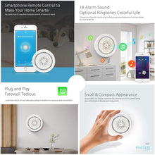 Carica l'immagine nel visualizzatore di Gallery, ECOOLBUY Smart WiFi Sensore di umidità della Temperatura Esterna per Interni... - Ilgrandebazar