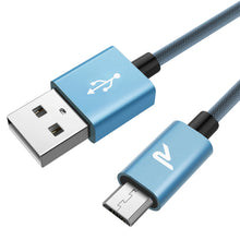 Carica l'immagine nel visualizzatore di Gallery, Cavo Micro USB Rampow [ Carica Rapida 2,4A ] con Rivestimento a Rete -... - Ilgrandebazar