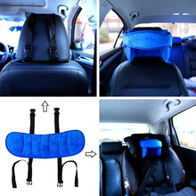 Carica l'immagine nel visualizzatore di Gallery, Seggiolino auto Testa Dormire per Regolabile Supporto Cintura di Blu - Ilgrandebazar