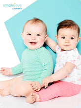 Carica l'immagine nel visualizzatore di Gallery, Simple Joys by Carter's Unisex Bimbi body in cotone a manica lunga, Pacco da 5
