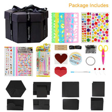 Carica l'immagine nel visualizzatore di Gallery, LEADSTAR Esplosione Box, Explosion Box Scrapbook Creative DIY Photo Nero - Ilgrandebazar
