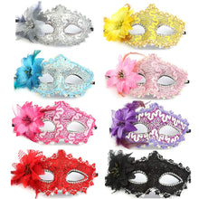 Carica l'immagine nel visualizzatore di Gallery, NFACE Unisex Retro Masquerade Mask Mardi Gras Costume Party Acccessory Nero...