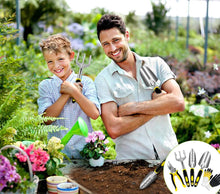 Carica l'immagine nel visualizzatore di Gallery, AGAKY Set Attrezzi da Giardino 5 Pezzi Durevole Alluminio Kit Giardinaggio... - Ilgrandebazar