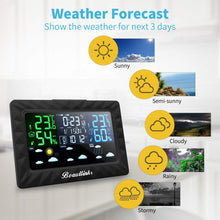 Carica l'immagine nel visualizzatore di Gallery, Beautlinks Stazione Meteorologiche + Due Sensore Esterno - Ilgrandebazar