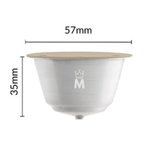 Carica l'immagine nel visualizzatore di Gallery, Madama - Capsula Caffè Ricaricabile Dolce Gusto, Acciao E Beige - Ilgrandebazar