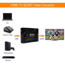 Carica l'immagine nel visualizzatore di Gallery, Ozvavzk Convertitore HDMI a SCART Adattatore Composito Video HD to Scart - Ilgrandebazar