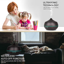 Carica l'immagine nel visualizzatore di Gallery, Tenswall 400ml Umidificatore con 7 Colori Cambiato di Luce LED,Diffusore... - Ilgrandebazar