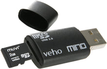 Carica l'immagine nel visualizzatore di Gallery, Veho VSD-003 Lettore di schede Nero
