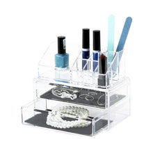 Carica l'immagine nel visualizzatore di Gallery, Ordinare&amp;Co Cosmetic Organizer Blocco 2 Cassetti Non applicable, Trasparente