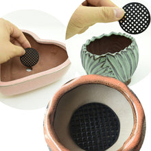 Carica l'immagine nel visualizzatore di Gallery, GreeStore 50 pz Flower pot maglia Pad, giardino, guarnizione 4,5 cm, Nero - Ilgrandebazar