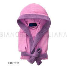 Carica l'immagine nel visualizzatore di Gallery, Caleffi 01853 - Accappatoio Young Spugna 100% Cotone 400 gr/mq - Ilgrandebazar