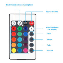 Carica l'immagine nel visualizzatore di Gallery, Set di 4 Pezzi Luce a LED RGB Sommergibile Luci Multicolori impermeabili 4 X... - Ilgrandebazar