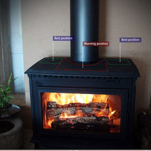 Carica l'immagine nel visualizzatore di Gallery, JOYOOO Ventilatore da camino,Ventola termica a 4 pale per Big leaf, Nero - Ilgrandebazar