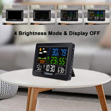 Carica l'immagine nel visualizzatore di Gallery, Kalawen Stazione Meteo Meterologica Automatica Digitale Wireless con... - Ilgrandebazar