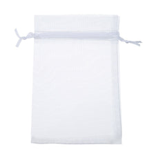 Carica l'immagine nel visualizzatore di Gallery, Wady 100 Pcs Sacchetti di Regalo in Organza Buste Gioielli Coulisse Bianco - Ilgrandebazar