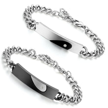 Carica l'immagine nel visualizzatore di Gallery, Flongo Coppia Bracciali Braccialetto Lui &amp; Lei, Ti Ho nel Cuore, - Ilgrandebazar