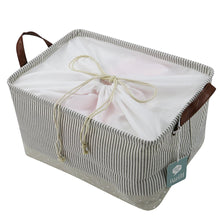 Carica l'immagine nel visualizzatore di Gallery, iwill CREATE PRO Cesto portaoggetti Pieghevole in Tessuto 40.5*26*22cm, Beige - Ilgrandebazar
