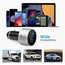 Carica l'immagine nel visualizzatore di Gallery, TECKNET Bluetooth FM Transmitter, Wireless Trasmettitore Radio con Argento - Ilgrandebazar