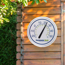 Carica l'immagine nel visualizzatore di Gallery, Termometro da giardino grande, 300 mm, per interni o esterni, parete... - Ilgrandebazar