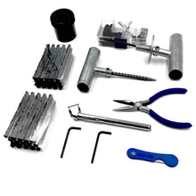 Carica l'immagine nel visualizzatore di Gallery, MAIKEHIGH Kit di Riparazione gomme Heavy Duty - 67 Pezzi PC per L, Blu - Ilgrandebazar