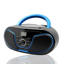 Carica l'immagine nel visualizzatore di Gallery, LONPOO Radio Portatile Boombox, Lettore CD / MP3 Bambini con USB, Nero 1 - Ilgrandebazar