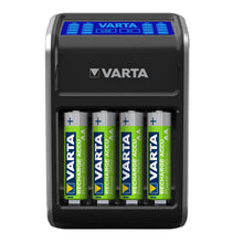 Carica l'immagine nel visualizzatore di Gallery, Varta Caricatore A Spina Lcd Aa/Aaa/9V E 2 / 4 - AA / AAA, Nero/Antracite - Ilgrandebazar