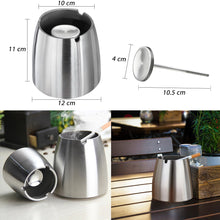 Carica l'immagine nel visualizzatore di Gallery, Posacenere Antivento，Posacenere in Acciaio Inox A Prova di Vento con Staffa...