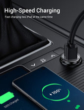 Carica l'immagine nel visualizzatore di Gallery, Caricabatteria auto USB, 4.8A Caricatore adattatore universale Nero - Ilgrandebazar