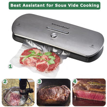 Carica l'immagine nel visualizzatore di Gallery, Macchina Sottovuoto per Alimenti, KitchenBoss G210/Acciaio Inossidabile - Ilgrandebazar