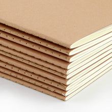 Carica l'immagine nel visualizzatore di Gallery, VEESUN Blocco Note A5 Set da 10, Quaderno Schizzi per A5/10Pcs, Beige.
