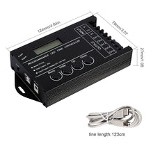 Carica l'immagine nel visualizzatore di Gallery, 20A Timer Controller Programmabile TC420 DC12-24V LED RGB Da 5 Circuiti Di... - Ilgrandebazar
