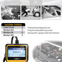 Carica l'immagine nel visualizzatore di Gallery, NWOUIIAY OBD2 Auto Diagnostica per Codici OBD II 20*14*4.4cm, Giallo e nero - Ilgrandebazar