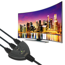 Carica l'immagine nel visualizzatore di Gallery, HDMI Switch 4K, GANA 3 In 1 Uscita hdmi switch 4k, 4k - Ilgrandebazar