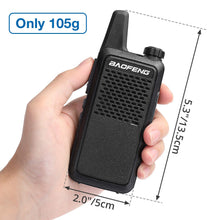 Carica l'immagine nel visualizzatore di Gallery, Baofeng GT-22 Walkie Talkie PMR446 Ricetrasmittenti 16 Canali 2 pcs, Nero - Ilgrandebazar