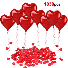 Carica l'immagine nel visualizzatore di Gallery, Howaf 30 Pezzi Grande Palloncini Forma di Cuore Foil Air Balloons e rosso - Ilgrandebazar
