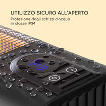 Carica l'immagine nel visualizzatore di Gallery, blumfeldt Silver Bar 2000 - Radiatore a Infrarossi, Lampada 2000 Watt - Ilgrandebazar