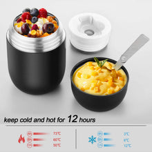 Carica l'immagine nel visualizzatore di Gallery, ValueTalks Thermos per Alimentari 450ML Vuoto Isolato Acciaio Inossidabile