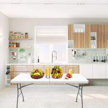 Carica l'immagine nel visualizzatore di Gallery, Sotech - Tavolo Trasportabile, Portatile 152 x 71.5 cm, Bianco - Ilgrandebazar