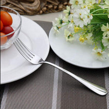 Carica l'immagine nel visualizzatore di Gallery, QUCHER 7.2" Forchette da Tavolo in Inox, Forchette, Cena 12 Pezzi - Ilgrandebazar