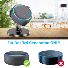 Carica l'immagine nel visualizzatore di Gallery, Bovon Supporto da Tavolo per Echo Dot 3ª generazione, Nero - Ilgrandebazar