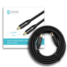 Carica l'immagine nel visualizzatore di Gallery, Syncwire Cavo Ottico Audio Digitale - 2m Toslink [24k...