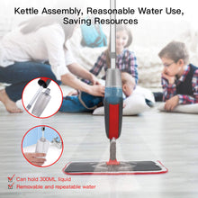 Carica l'immagine nel visualizzatore di Gallery, Aiglam Mocio con Spruzzatore, Spray Mop in Microfibra Orientabile 300ml, Rot - Ilgrandebazar