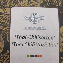 Carica l'immagine nel visualizzatore di Gallery, Magic Garden Seeds Peperoncini Thai - Set di Semi Regalo con 3 varietà... - Ilgrandebazar