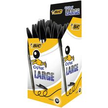Carica l'immagine nel visualizzatore di Gallery, Bic Cristal Large Punta Larga 1,6 mm Confezione 50 Penne 50 pezzi, Nero - Ilgrandebazar