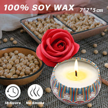 Carica l'immagine nel visualizzatore di Gallery, SPECOOL Regali di San Valentino per lei,Sapone Fiore Rosa Candela Set1 - Ilgrandebazar