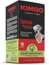 Carica l'immagine nel visualizzatore di Gallery, Kimbo Cialde Compostabili Napoli - 100 Cialde