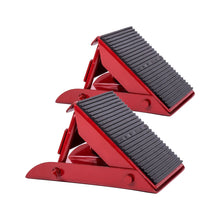 Carica l'immagine nel visualizzatore di Gallery, 2 mini cunei bloccaruota, pieghevoli, 1000 kg di colore rosso - Ilgrandebazar