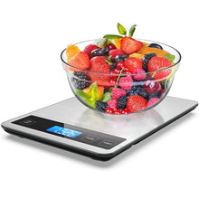 Carica l'immagine nel visualizzatore di Gallery, Bilancia Cucina Digitale, Homever 15kg in Acciaio 9*6.3*0.87in, Argento - Ilgrandebazar