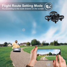 Carica l'immagine nel visualizzatore di Gallery, Potensic Mini Drone con Telecamera Telecomando Quadricottero 16 anni, Nero